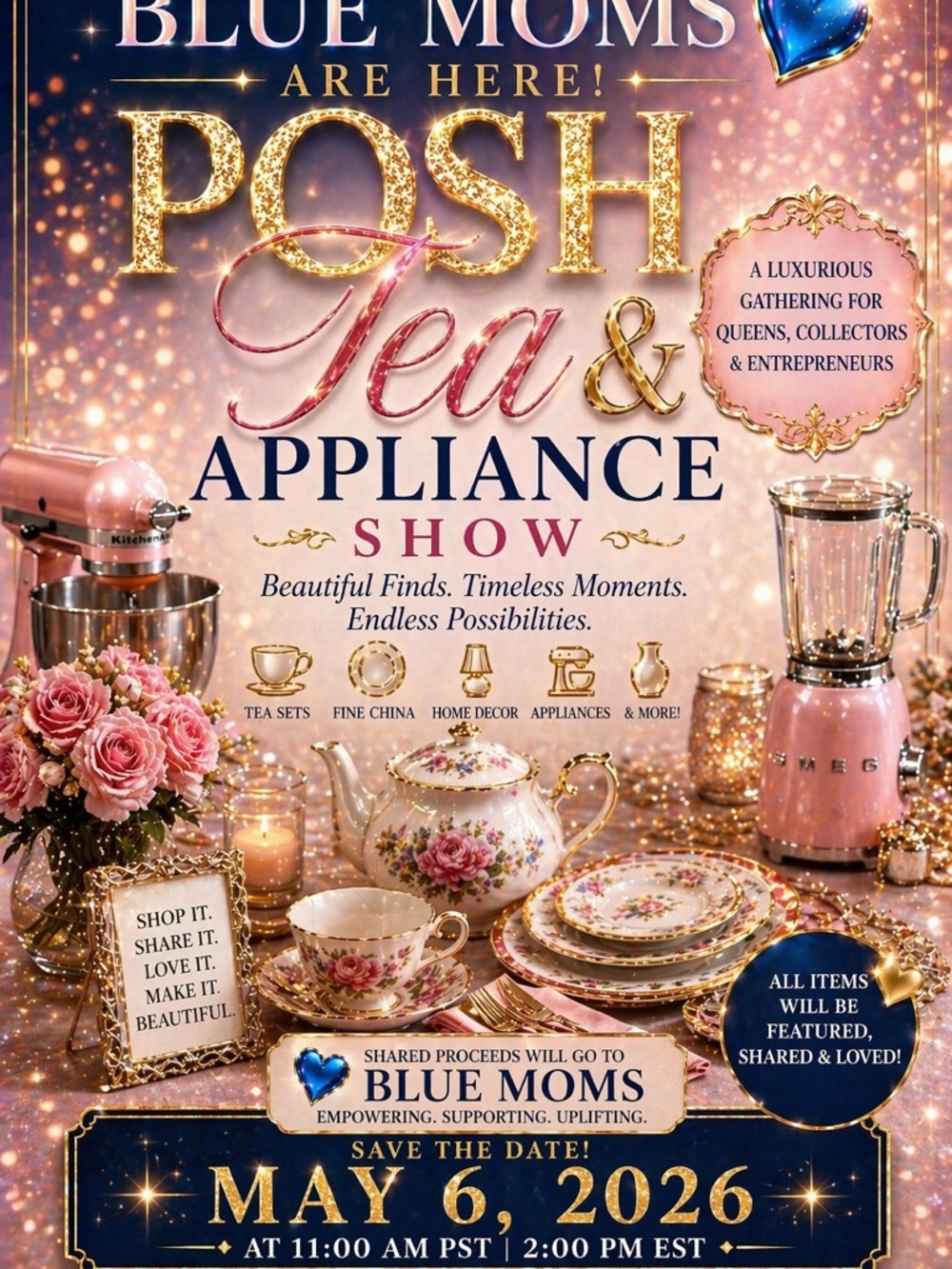 AnyBody Pink Tea & Home Appliance Collection - Picture 4 of 4